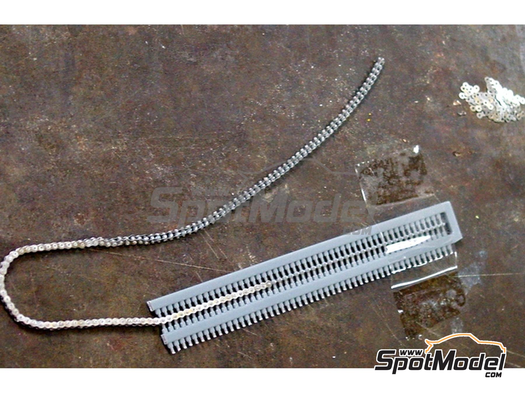 Model Factory Hiro P941: Chain set 1/12 scale - Chain link by link